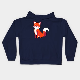 Cunning Charm: Pixel Art Fox Design for Casual Wear Kids Hoodie